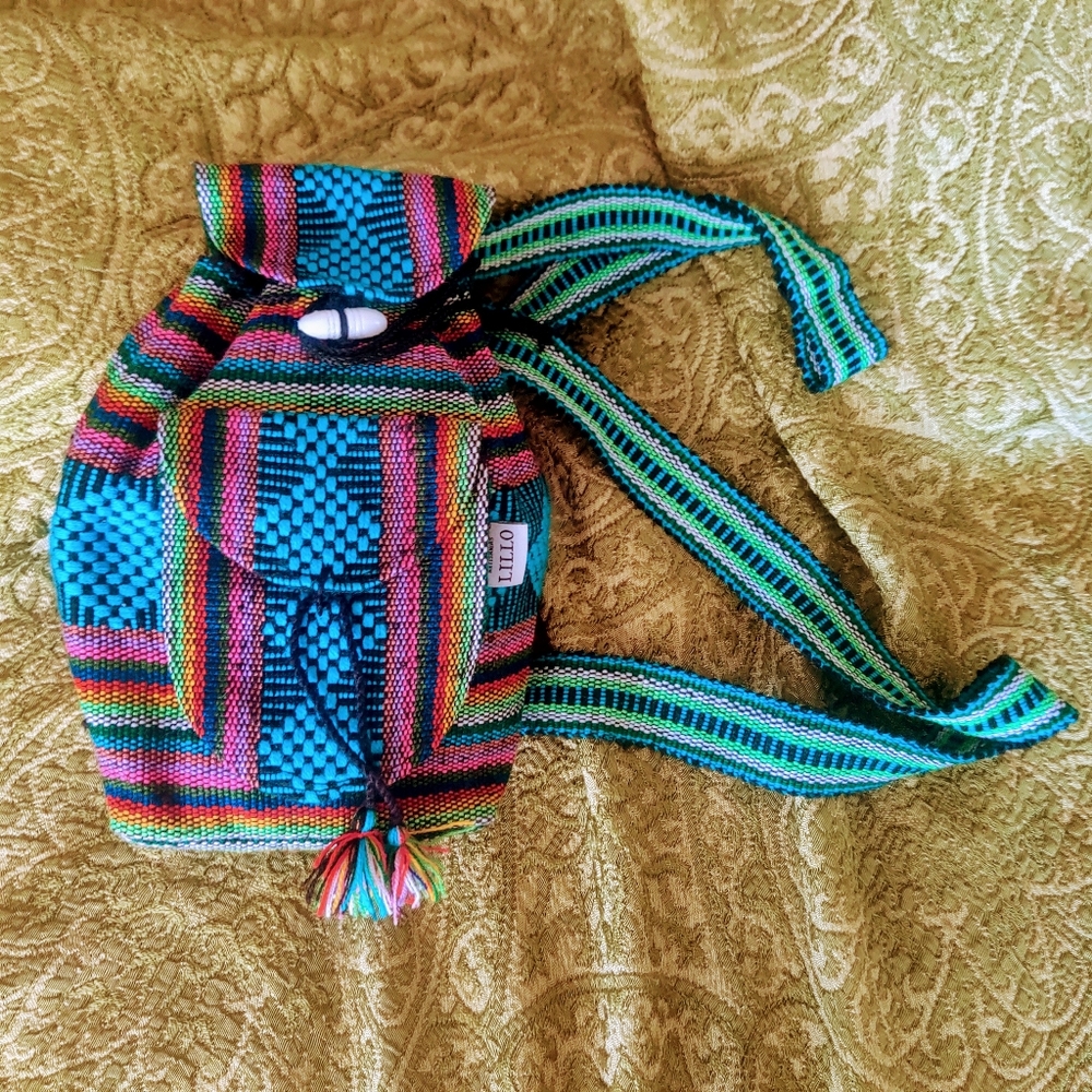 Mini Boho backpack made in Mexico